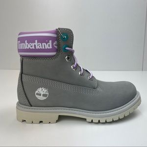Timberland Premium 6in Waterproof Boot Grey Nubuck